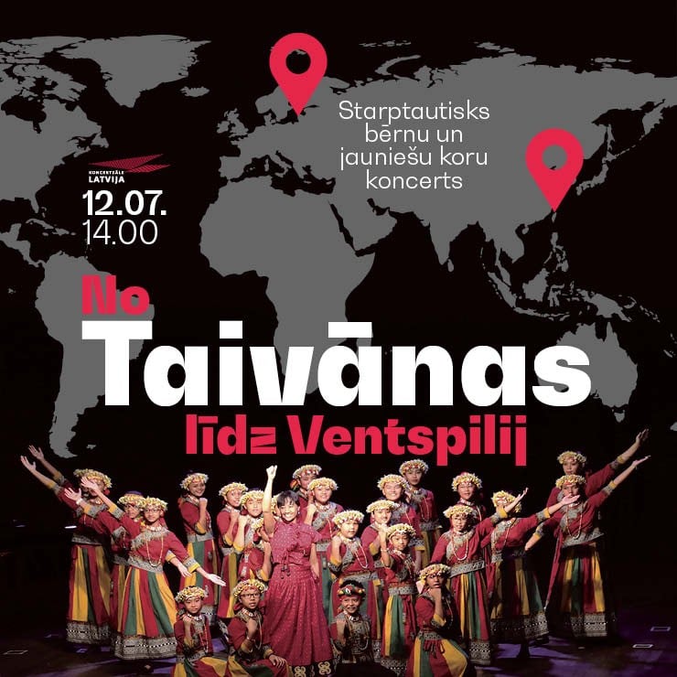 Izrādes "No Taivānas līdz Ventspilij. Starptautisks bērnu un jauniešu koru koncerts" attels