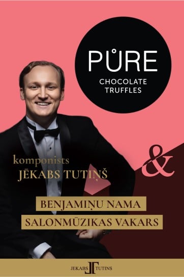 Meklēšanas rezultāta izrādes "Benjamiņu nama salonmūzikas vakars | J. TUTIŅŠ & PURE CHOCOLATE" attels