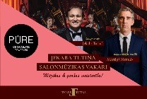 Meklēšanas rezultāta izrādes "Benjamiņu nama salonmūzikas vakars | J. TUTIŅŠ & PURE CHOCOLATE" attels