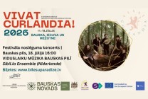 Meklēšanas rezultāta izrādes "Vivat Curlandia! 2026 | Festivāla noslēguma koncerts “Viduslaiku mūzika Bauskas pilī”" attels