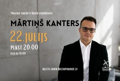 Image of the event "Mārtiņš Kanters. Maģiskie saulrieti Āraišu vējdzirnavās"