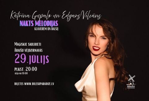 Image of the event "Katrīna Gupalo un Edgars Vilcāns. Maģiskie saulrieti Āraišu vējdzirnavās"