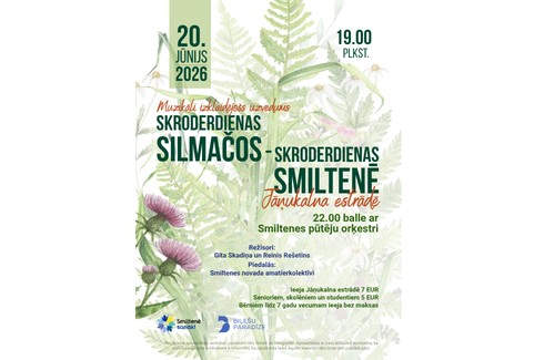 Izrādes "Muzikāli izklaidējošs uzvedums ''Skroderdienas Silmačos, Skroderdienas Smiltenē''" attels
