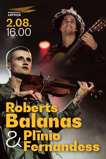 Meklēšanas rezultāta izrādes "Roberts Balanas un Plīnio Fernandess. Pilsētas svētku noslēguma koncerts" attels