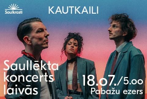 Izrādes "Saullēkta koncerts laivās Pabažu ezerā | Grupa “Kautkaili”" attels
