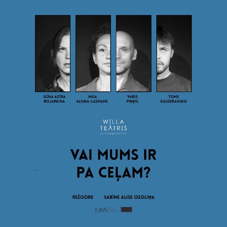 Izrādes "Vai mums ir pa ceļam?" attels