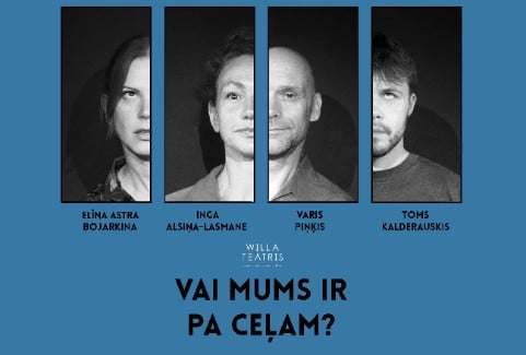Izrādes "Vai mums ir pa ceļam?" attels