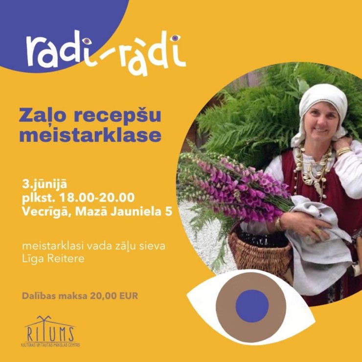 Izrādes "Zaļo recepšu meistarklase" attels