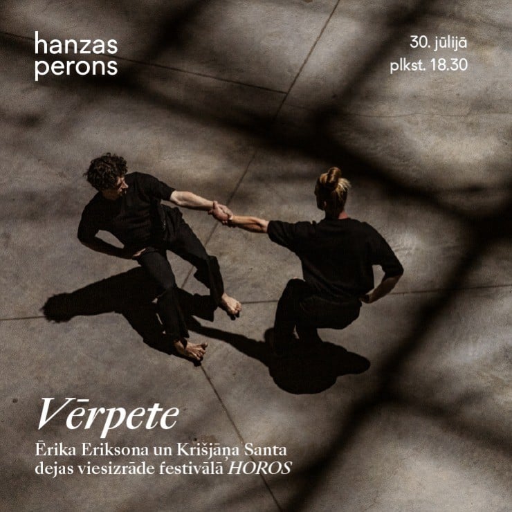 Izrādes "Vērpete. Dejas festivāls Horos Hanzas peronā" attels