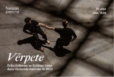 Izrādes "Vērpete. Dejas festivāls Horos Hanzas peronā" attels