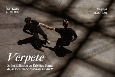 Izrādes "Vērpete. Dejas festivāls Horos Hanzas peronā" attels