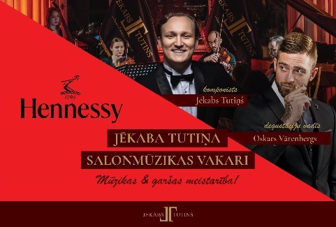 Izrādes "Benjamiņu nama salonmūzikas vakars | J. TUTIŅŠ & HENNESSY" attels