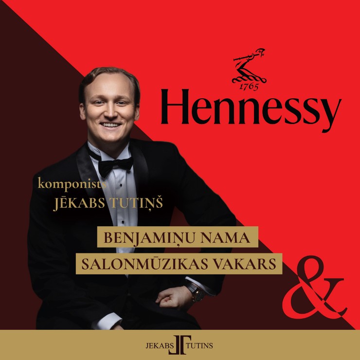 Izrādes "Benjamiņu nama salonmūzikas vakars | J. TUTIŅŠ & HENNESSY" attels