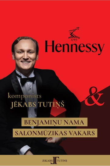 Meklēšanas rezultāta izrādes "Benjamiņu nama salonmūzikas vakars | J. TUTIŅŠ & HENNESSY" attels