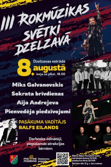 Meklēšanas rezultāta izrādes "III Rokmūzikas svētki Dzelzavā" attels