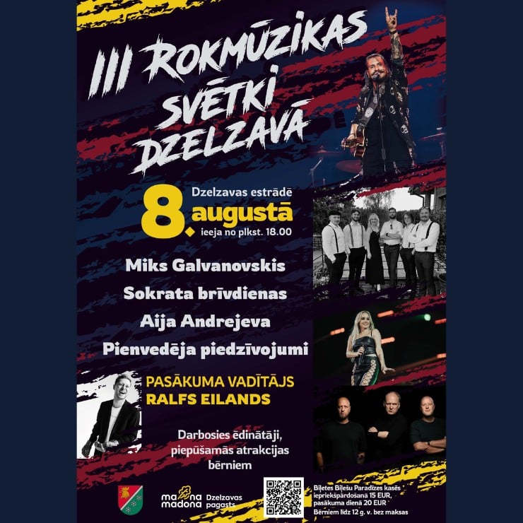Image of the event "III Rokmūzikas svētki Dzelzavā"
