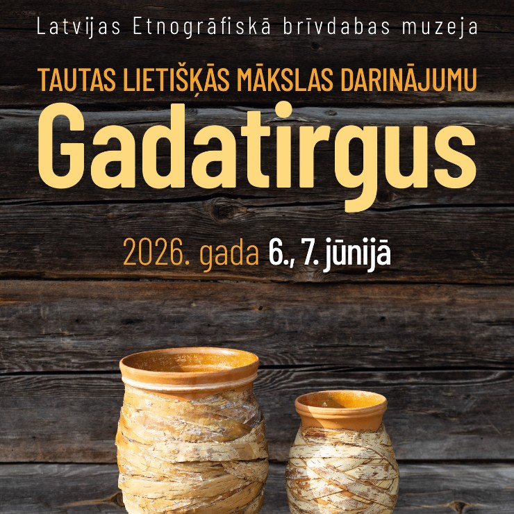 Izrādes "Tautas lietišķās mākslas darinājumu Gadatirgus" attels