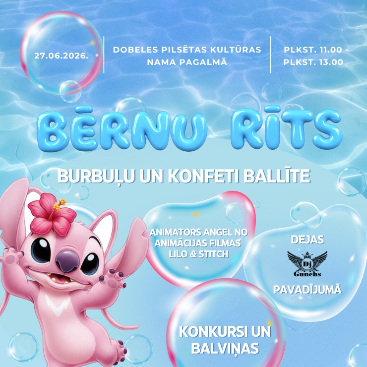 Izrādes "Bērnu rīts | Burbuļu un konfeti ballīte" attels