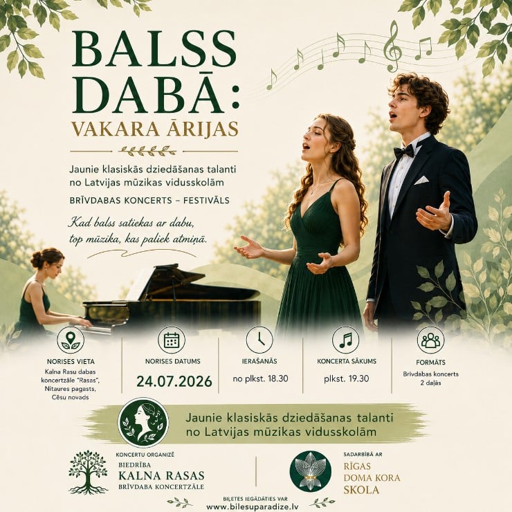 Izrādes "BALSS DABĀ: Vakara Ārijas" attels