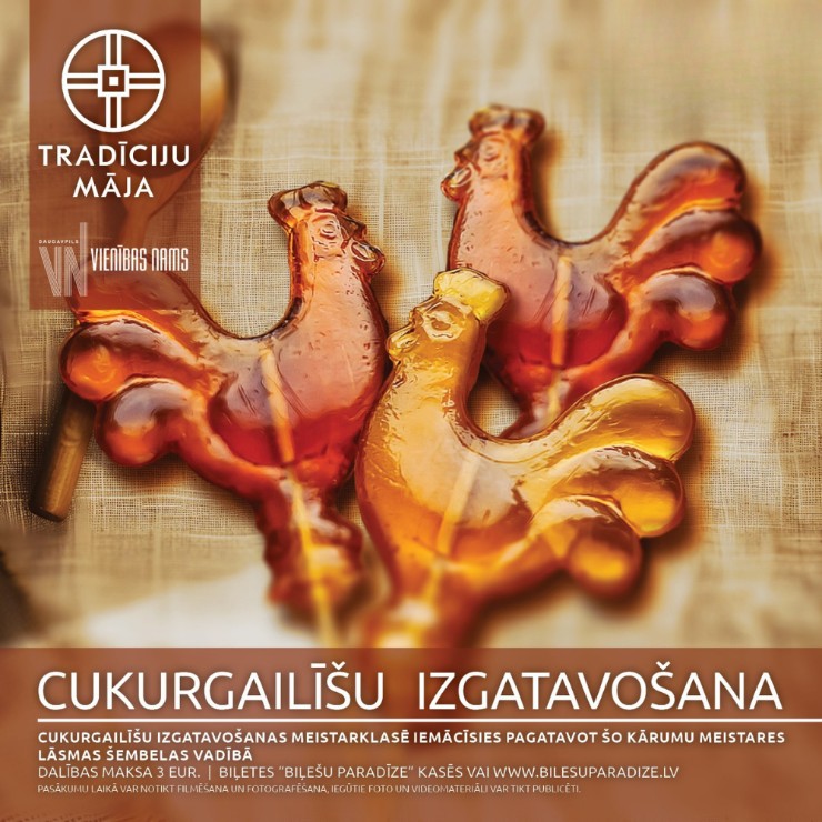 Izrādes "Cukurgailīšu izgatavošana | Meistarklase" attels