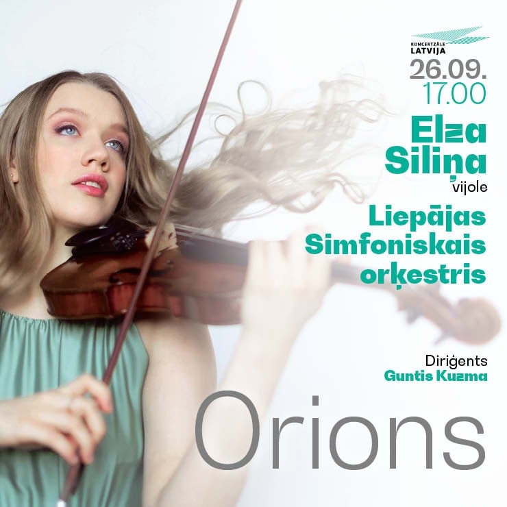 Izrādes "Orions. Elza Siliņa un Liepājas Simfoniskais orķestris" attels