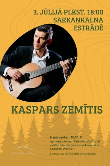 Изображение мероприятия "Solo koncerts ar Kasparu Zemīti" из результатов поиска