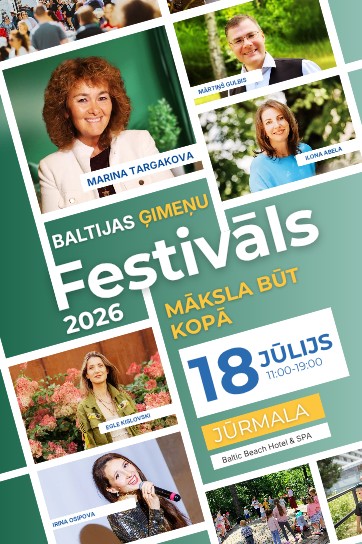Изображение мероприятия "Baltijas Ģimeņu festivāls 2026 MĀKSLA BŪT KOPĀ" из результатов поиска