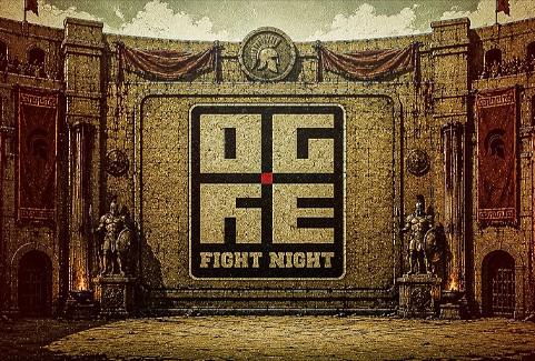 Izrādes "Ogre Fight Night" attels