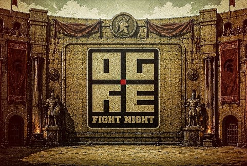 Izrādes "Ogre Fight Night" attels