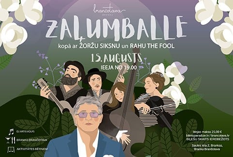 Izrādes "RAHU THE FOOL un ŽORŽS SIKSNA | Zaļumballe Branku Brančotavā" attels