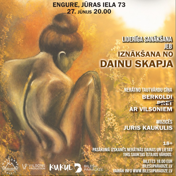 Image of the event "Liderīga sanākšana jeb IZNĀKŠANA NO DAINU SKAPJA"