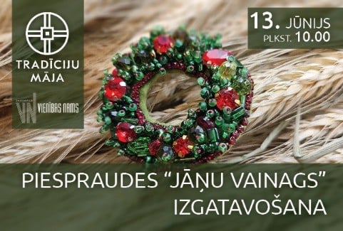 Izrādes "Piespraudes “Jāņu vainags” izgatavošana | Meistarklase" attels