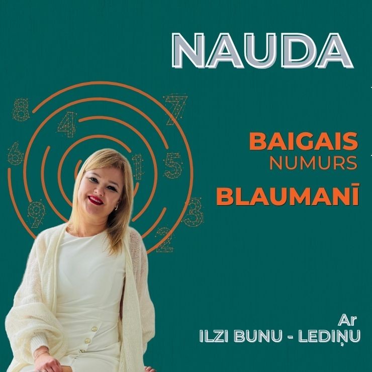 Izrādes "BAIGAIS NUMURS BLAUMANĪ. NAUDA. Ar Ilzi Bunu-Lediņu" attels