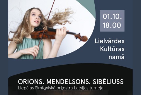 Изображение спектакля ""Orions. Mendelsons. Sibēliuss" – Liepājas Simfoniskā orķestra koncerts"
