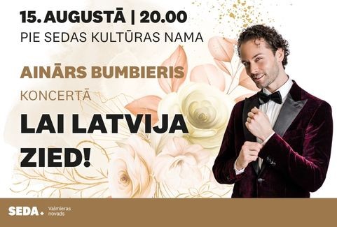 Izrādes "LAI LATVIJA ZIED | Ainārs Bumbieris" attels