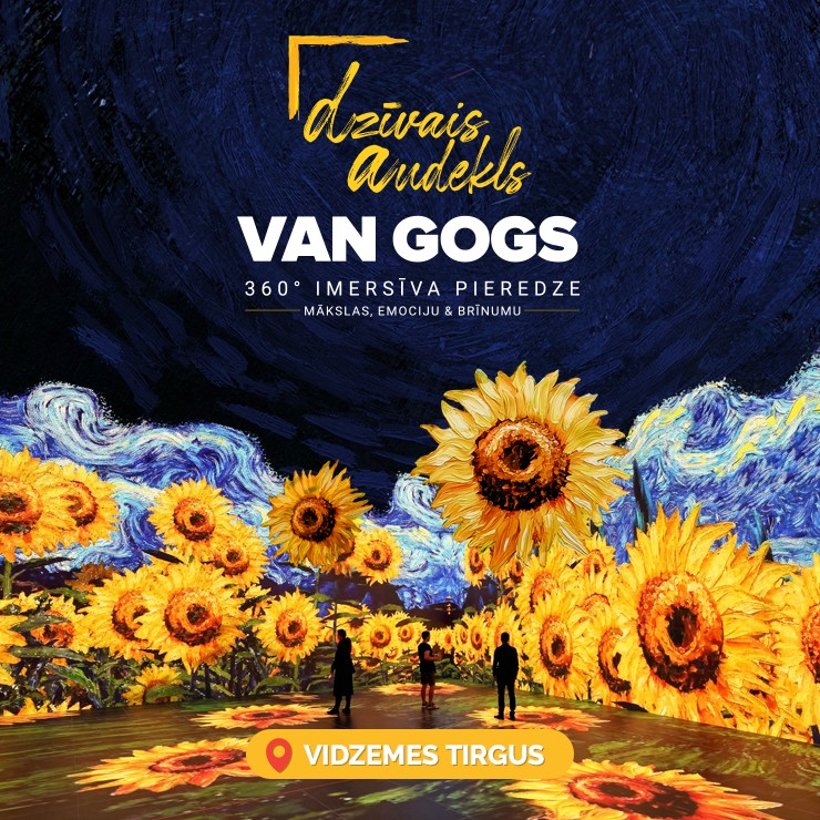 Izrādes "[ENG] Van Gogs - multimediāla mākslas pieredze" attels