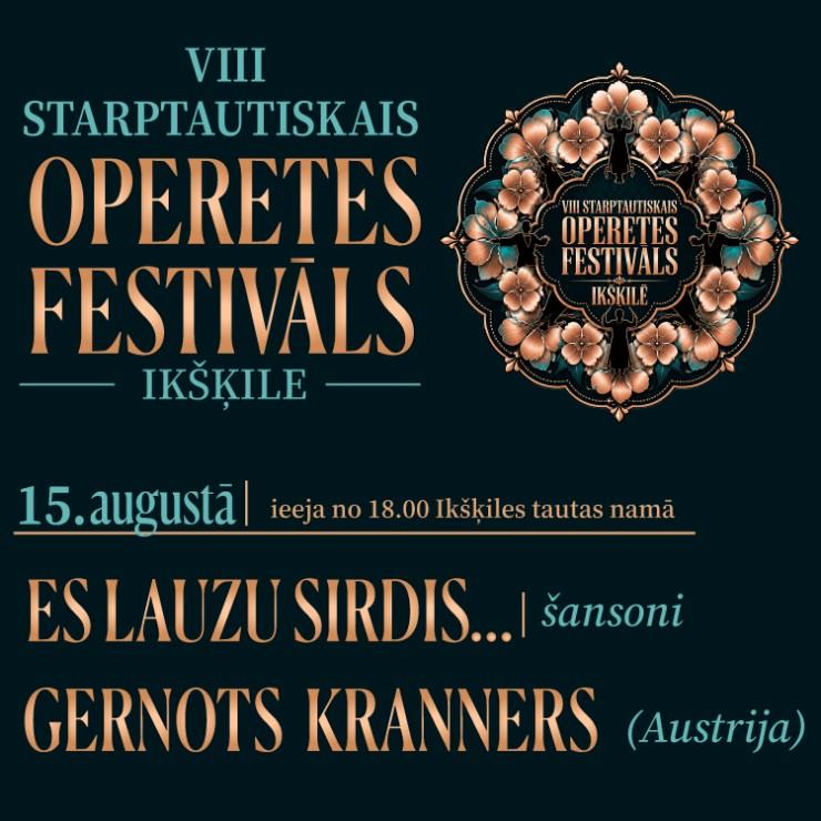 Izrādes "VIII Starptautiskais Operetes festivāls Ikšķilē | ES LAUZU SIRDIS... | Kranner-Grotrian-Fisher (Austrija) | teatralizēta šansonu programma Ich brech’ die Herzen…" attels