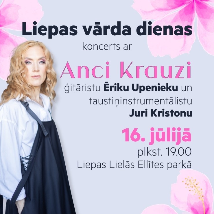 Image of the event "Liepas vārda dienas koncerts | Ance Krauze, Ēriks Upenieks, Juris Kristons"