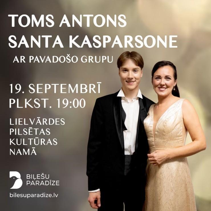 Izrādes "TOMS ANTONS & SANTA KASPARSONE ar pavadošo grupu" attels