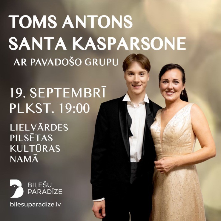 Izrādes "TOMS ANTONS & SANTA KASPARSONE ar pavadošo grupu" attels