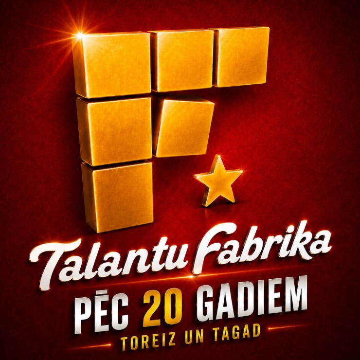 Izrādes "Koncertšovs TALANTU FABRIKA PĒC 20 GADIEM. TOREIZ UN TAGAD" attels