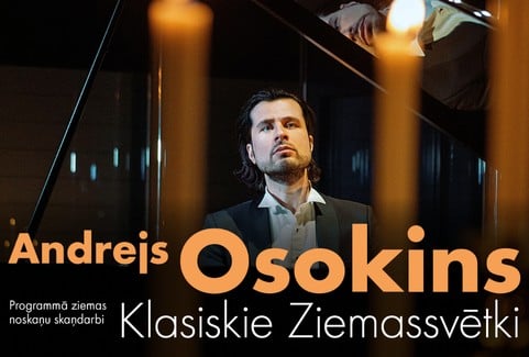 Изображение спектакля "Ziemassvētku noskaņu koncerts. Andrejs Osokins ar solo programmu “Klasiskie Ziemassvētki”"