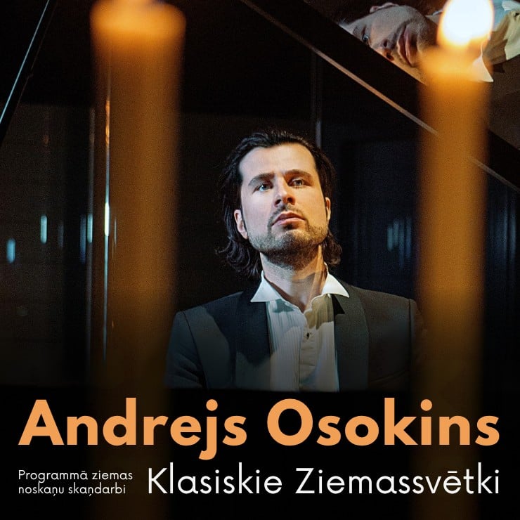 Изображение спектакля "Ziemassvētku noskaņu koncerts. Andrejs Osokins ar solo programmu “Klasiskie Ziemassvētki”"