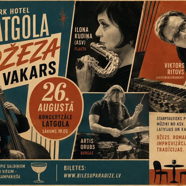 Izrādes "Džezs un mīlestība: Vakars Daugavpilī" attels