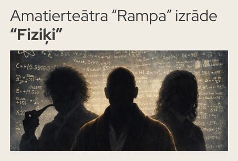 Izrādes "Amatierteātra “Rampa” izrāde “Fiziķi”" attels