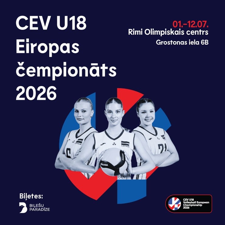 Изображение спектакля "Latvia vs Turkey. 2026 CEV U18 Women's European Volleyball Championship"