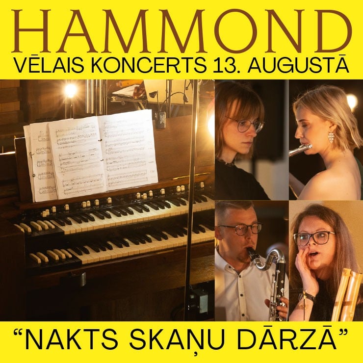 Изображение спектакля "NAKTS SKAŅU DĀRZĀ - spoguļu zeme. II Hammond ērģeļu festivāls"
