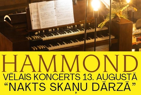 Изображение спектакля "NAKTS SKAŅU DĀRZĀ - spoguļu zeme. II Hammond ērģeļu festivāls"