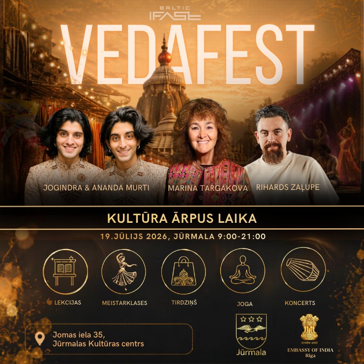 Izrādes "VEDAFEST 2026 | Kultūra ārpus laika" attels