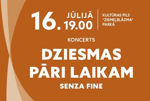 Изображение спектакля "Koncerts Dziesmas pāri laikam. Senza Fine"